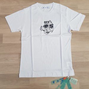 Off-White White T-Shirt With Gazer Print